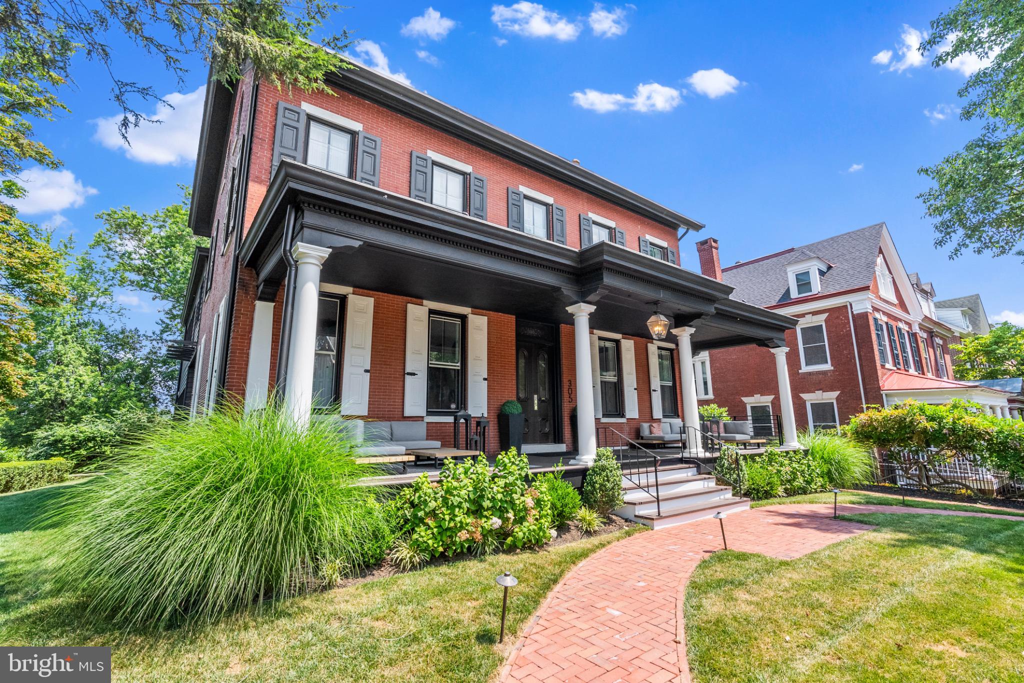 Welcome to the historic Pennypacker Mansion, a rare and extraordinary opportunity in the heart of West Chester Borough. Once home to Charles Pennypacker—a prominent figure in local history—this stately and expansive brick estate stands proudly on a prominent corner lot, framed by tall privacy hedges and timeless architectural elegance.
Spanning 7,110 square feet, the residence currently functions as six unique apartment units, offering strong rental income potential or the perfect canvas for a grand single-family conversion.
Step through the commanding 10-foot mahogany double doors into a world of old-world charm and craftsmanship. The interiors boast original windows and doors, coffered ceilings, crystal chandeliers, and a breathtaking 3-story staircase that anchors the home in classic grandeur. The wide grand hallways create a sense of scale rarely found in modern properties.
The home’s original character has been lovingly preserved, offering a unique blend of historic detail and flexible modern living. Whether you choose to maintain it as an investment property or restore it to its former glory as a magnificent mansion, 305 S Walnut St is a once-in-a-lifetime opportunity to own a piece of West Chester history.
*subject to all government entities to allow conversion**agent related to owner*