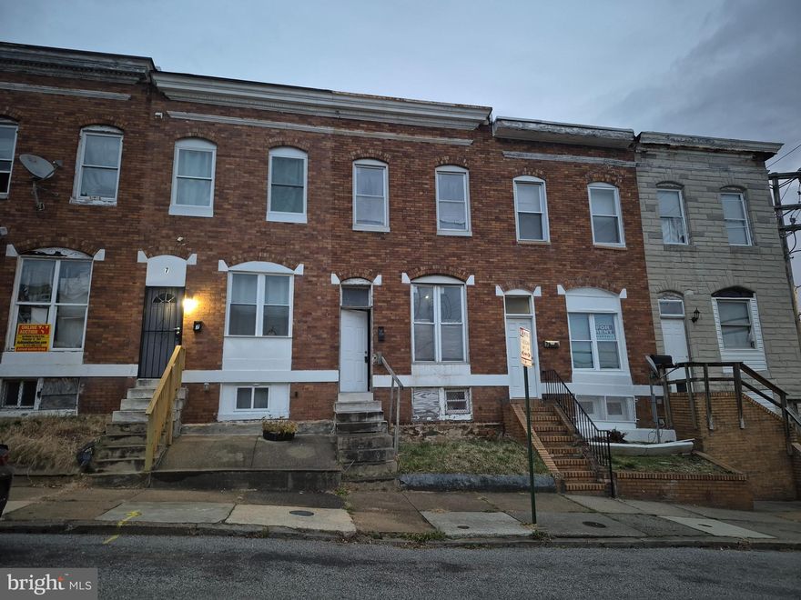 ONLINE AUCTION: Bidding begins 1/6/2026 @ 10:00 AM. Bidding ends 1/8/2026 @ 11:40 AM. List Price is Suggested Opening Bid. Deposit: $5,000.
 
This two-story townhouse is located in the Penrose/Fayette Street Outreach neighborhood within Baltimore City. Residents can enjoy the nearby facilities and attractions such as the Grace Medical Center, Westside Shopping Centre, Mount Clare Junction, West Baltimore MARC Station, and Carroll Park. The property is vacant. The area provides easy access to a major traffic artery, Wilkens Ave, connecting to other regional parts of the city.