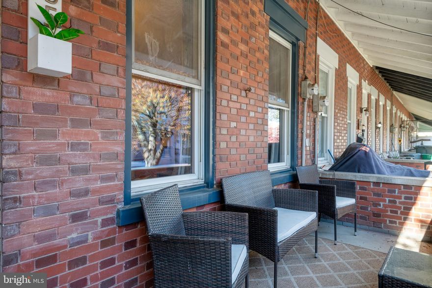 Come see this recently remodeled townhouse located in Lancaster City! This home features refinished wood floors, vinyl flooring, and updated lighting and plumbing fixtures. The interior is bursting with charm- from exposed brick walls and chimney to custom made open shelving. On the 1st floor, you’ll ll find a living room and dining room, accented by the exposed brick walls, updated kitchen with granite and wood counters, an island, shiplap walls, and stainless steel appliances. There is also a convenient powder room on the 1st floor, and a mudroom with access to the fenced in backyard.  On the 2nd floor, you ll find (3) sizable bedrooms with more exposed brick, a beautiful bathroom with tiled shower, ceramic flooring, and double bowl vanity. There is also a laundry area conveniently located on the 2nd floor. Other recent improvements include central air and roof.