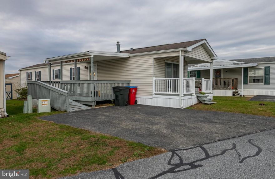 Beautifully maintained 2-bedroom, 2-bath home in a highly desirable community. This move-in-ready property features an inviting open floor plan, generous bedroom sizes.  Lots of Kitchen cabinets, all appliances included for your convenience. Enjoy two welcoming porches—perfect for relaxing outdoors—as well as a storage shed ideal for tools, yard equipment, and extra belongings. A wonderful place to call home! Don't wait to schedule your tour of this home.