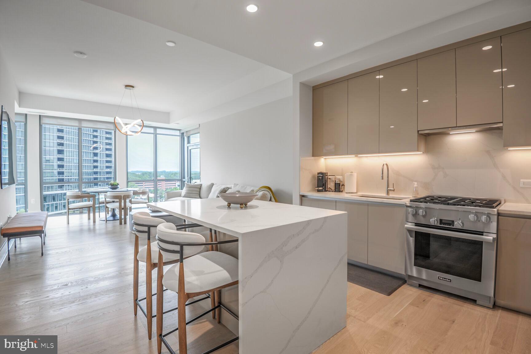 Experience elevated living in this fully furnished rental located in the prestigious Monarch Condominiums in the heart of Tysons Corner, Virginia. This luxury residence offers a seamless blend of comfort, style, and convenience—ideal for professionals, executives, or anyone seeking a refined living.
Property Highlights:
• Elegant and spacious layout with high-end finishes
• Designer furnishings and curated decor throughout
• Fully equipped modern kitchen with premium appliances
• Floor-to-ceiling windows offering stunning city views
• In-unit washer/dryer
• Private Balcony
Building Amenities:
• 24/7 concierge and security
• State-of-the-art fitness center
• Luxurious Pool
• Community terrace and lounge
• Private meeting rooms and business facilities
• Secure garage parking
Located steps from world-class shopping, fine dining, and major corporate hubs, this property provides quick access to the Silver Line Metro and I-495 for effortless commuting throughout the DMV area.