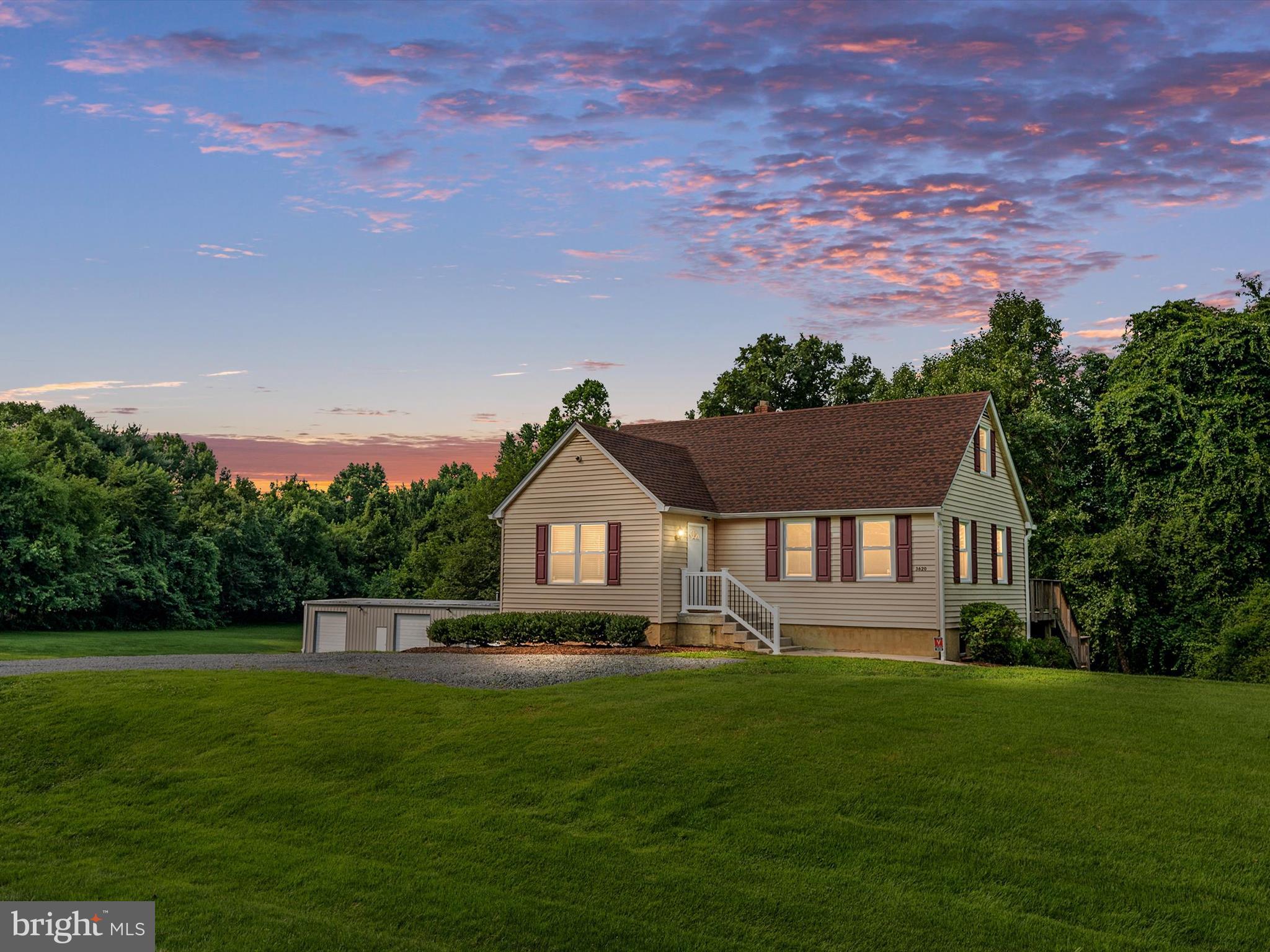 THIS HOUSE IS SITUATED ON 2 ACRES OF LAND, OFFERING PRIVACY AND A SERENE ENVIRONMENT. THE CAPE COD-STYLE HOME HAS APPROXIMATELY 2,200 SQUARE FEET OF TOTAL FINISHED LIVING AREA AND INCLUDES FOUR BEDROOMS AND TWO FULL BATHROOMS, AND THE UPPER LEVEL ALSO FEATURES A CEDAR CLOSET.
THE KITCHEN HAS BEEN RECENTLY RENOVATED AND INCLUDES STAINLESS STEEL APPLIANCES, A CERAMIC TILE FLOOR, AND A REVERSE OSMOSIS FILTER AT THE SINK. THE MAIN AND UPPER LEVELS BOAST SPARKLING HARDWOOD FLOORS, AND THE ENTIRE HOUSE HAS BEEN FRESHLY PAINTED—A COMPLETELY RENOVATED LOWER FULL BATHROOM. PLEASE REFER TO THE COMPLETE LIST OF IMPROVEMENTS UPLOADED WITH THE DISCLOSURES, AND IS FEATURED ON THE VIRTUAL TOUR.
THE PROPERTY OFFERS MULTIPLE OPTIONS FOR HOME OFFICES, MAKING IT IDEAL FOR THOSE WHO WORK REMOTELY OR RUN A HOME-BASED BUSINESS. THE DECK OVERLOOKS A LUSH TREE-LINED LOT, PROVIDING A PEACEFUL SETTING FOR ENJOYING YOUR MORNING COFFEE OR EVENING COCKTAIL. ADJACENT TO THE PROPERTY ARE OTHER NEIGHBORING PROPERTIES, INCLUDING A HISTORICAL FARM SPANNING APPROXIMATELY 300+ ACRES, WITH WINTER VIEWS OF HUNDLEY POND.
ADDITIONALLY, A DETACHED COMMERCIAL-STYLE METAL GARAGE BUILDING ON THE PROPERTY OFFERS APPROXIMATELY 1,900+ - SQUARE FEET OF SPACE FOR STORAGE, A WORKSHOP, OR ANY HOBBY YOU MAY HAVE IN MIND. THE BUILDING IS CONSTRUCTED WITH DURABLE MATERIALS AND DESIGNED TO WITHSTAND THE TEST OF TIME.
THE HOUSE IS BEING SOLD AS-IS BUT IS IN EXCELLENT CONDITION. THE LOCATION OF THE PROPERTY IS ANOTHER HIGHLIGHT, AS IT PROVIDES EASY ACCESS TO ANNE ARUNDEL COUNTY AMENITIES AND IS IN PROXIMITY TO MAJOR EMPLOYERS IN THE DMV AREA, SUCH AS AMAZON IN NORTHERN VIRGINIA, FEDERAL GOVERNMENT JOBS IN WASHINGTON DC, AND ANDREW'S AIRFORCE BASE AND BIOTECH INDUSTRIES IN MARYLAND.
DAVIDSONVILLE IS A SEMI-RURAL COMMUNITY WITH A HORSE-COUNTRY ATMOSPHERE. IT IS HOME TO RENDITIONS PRIVATE GOLF COURSE, AND DAVIDSONVILLE RECREATIONAL PARK, WHICH FEATURES BALL FIELDS, WATER ACCESS, AND PICNIC SPACES. THERE IS NO HOMEOWNERS ASSOCIATION (HOA), AND THE PROPERTY ENJOYS EASY ACCESS TO ROUTE 50, ALLOWING FOR A 30-MINUTE COMMUTE. DAVIDSONVILLE IS ALSO WITHIN THE DAVIDSONVILLE, CENTRAL, AND SOUTH RIVER SCHOOL DISTRICT.
IF YOU WANT TO OWN THIS INCREDIBLE PROPERTY WITH ITS VAST POTENTIAL, I RECOMMEND CONTACTING US TO SCHEDULE A VIEWING AND EXPLORE EVERYTHING IT OFFERS.