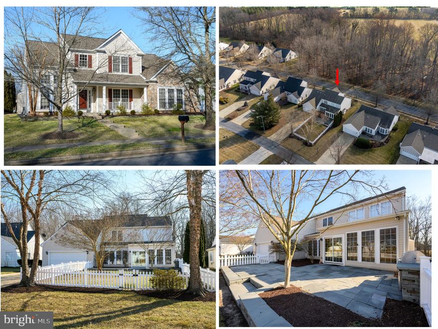 Exceptional Home located in the desirable Easton Club East +55 Community. Three bedroom, Two-Story McDaniel Model boasts over 3,000 sqft. Welcoming Front Porch - with peaceful views. Large Foyer welcomes guests, including Formal Dining and Living Room. Expansive Family Room with two story ceilings,  Custom Bookshelves surround Cozy Gas Fireplace. The bright Sunroom walks out to the outdoor Patio with white picket fenced yard. Enjoy views of the beautiful landscaping. Gourmet Kitchen with Granite Counters, Newer SS Appliances and Breakfast Room. First Floor Primary Suite with tray ceiling, pampering Primary Bath, Walk-In Closet, Large Corner Soaking Tub, Double Vanity, Walk-In Shower. Second Floor includes two large bedrooms, Full Bath and Storage Room. Two Car Garage with storage cabinets. This home has so many beautiful features and upgrades - including Irrigation System, Alarm System, New Roof 50 year Architectural Shingles (2021), New Leaf Filter Gutter Guards (2023) and Remote Blinds in FR - just to name a few. Easton Club East provides so many amenities and facilities: Clubhouse with Fitness Center, Ballroom, Billiard Room w/ Shuffleboard, Library, Outdoor Pool, Six small Parks & Ponds with benches. Finished SQFT based on Public Records, Buyers to confirm.