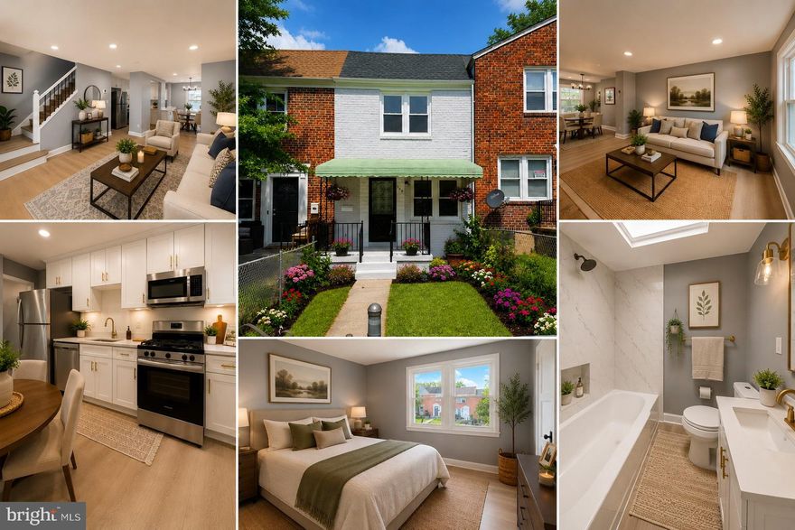 Welcome to Upmanor ! This inviting 4-bedroom, 2-full-bathroom home was recently beautifully updated. It's the perfect starter home! Featuring a new kitchen with stainless steel appliances, updated bathrooms, fresh paint, and LVP flooring throughout. Additional features include a fully finished basement great for entertaining or additional living space. The backyard is perfect for family gatherings. Enjoy the convenience of being located near major roadways and shopping areas. Don't miss the opportunity to make this turnkey property your new home! Fenced backyard with a parking space. Furniture is AI added, but your imagination is unlimited!