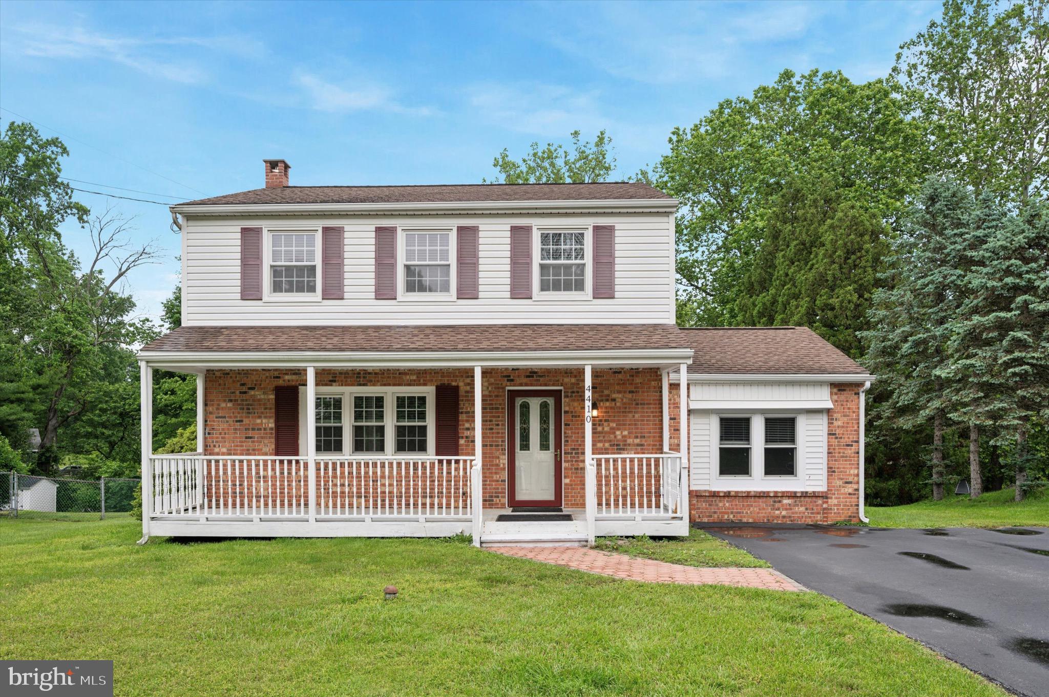 Nestled in the charming Larkin Knoll subdivision, this delightful Center Hall Colonial-style home offers a perfect blend of comfort and functionality. Built in 1973, this residence features a warm and inviting atmosphere, ideal for creating lasting memories. Step inside to discover a spacious layout with 1,710 finished square feet, where natural light dances through replacement windows, enhancing the cozy ambiance. The family room, conveniently located off the kitchen, is perfect for gatherings, while recessed kitchen lighting adds a modern touch. The partially finished basement provides additional space for a playroom, home office, or storage, catering to your lifestyle needs. The heart of the home is the well-appointed kitchen, recently remodeled with white cabinetry and quartz counter tops and is equipped with a built-in 5 burner range, dishwasher and microwave, making meal preparation a breeze. Located off the kitchen is a new Powder room! With three comfortable bedrooms, (formerly 4 and easily converted back with the placement of 1 wall) there’s ample room for relaxation and personalization. Enjoy the convenience of a dedicated laundry area with a washer and dryer included, ensuring that chores are manageable. The home also features a ceiling fan to keep you cool during warmer months. Outside, the driveway accommodates up to three vehicles, providing easy access for you and your guests. This home is a true gem, with a 12 X 12 rear deck surrounded by a quarter acre lot, backing to tree lined privacy. This home offers a blend of classic charm and modern amenities. Don’t miss the opportunity to experience the warmth and comfort this property has to offer!
