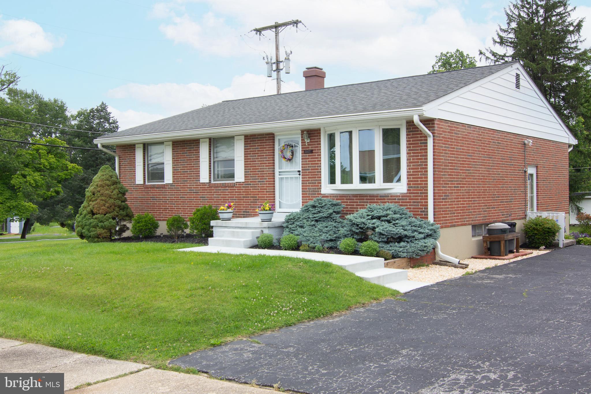 BACK ON MARKET AT NO FAULT OF SELLERS. Buyer backed out of contract. Charming Brick Rancher in Desirable Stoneybrook! Welcome to this classic brick rancher located in the highly sought-after Stoneybrook subdivision. This home offers approximately 2,000 sq ft of comfortable living space and presents an excellent opportunity for both investors and homebuyers looking to update and add personal touches to create their dream home.
Key Features:
3 bedrooms and 1.5 bathrooms, including a full bath on the main level and a half bath in the finished lower level
Spacious living room with a replacement bow window, inviting natural light
Formal dining room adjacent to the kitchen, perfect for entertaining
Kitchen ready for your creative updates, featuring a side entry door to the driveway
Exposed hardwood floors in bedrooms, plus the potential for hardwood beneath main level carpets
Updated full hall bath on the main level for added convenience
Finished lower level family room with built-ins and an updated slider leading to the backyard patio
Ample storage space, including a large laundry room (washer & dryer included), utility area, and storage closets
Updated systems: Natural gas water heater (2020), forced hot air gas furnace with central A/C, sump pump, and 200 amp electrical service (2025).
Level rear yard with 8’ x 8’ shed and plenty of off-street parking (accommodating 4+ cars) on the asphalt driveway
Enjoy the usable rear yard, perfect for outdoor gatherings or gardening. This home is being offered AS-IS as part of an estate sale —just waiting for your updates and vision!