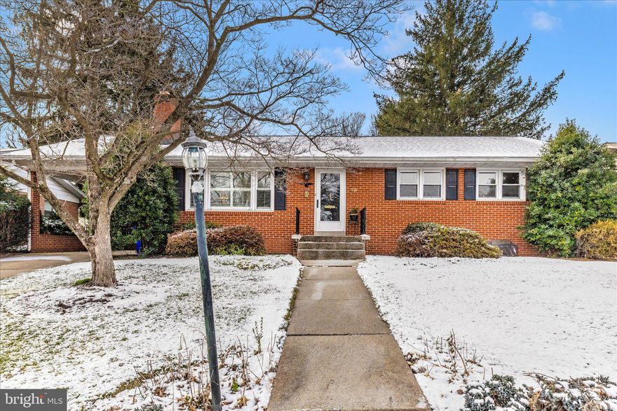 Welcome to 710 Wyngate Dr., situated on a large lot in the well-established, walkable Wyngate neighborhood of vibrant Frederick, MD.  Built in 1961,  this detached single family home has great bones and features solid brick exterior walls on all sides, hardwood floors, a recently replaced shingle roof, landscaped front yard, and a spacious back yard with patio and stair entrance to basement. 

Inside, the home includes an eat-in kitchen, separate dining room, large living room with working fireplace, and three bedrooms and two baths on the first floor entry level.  A fourth bedroom and large closet is accessed by a connecting staircase to the lower level.  The partially finished lower level includes a large finished family room and an unfinished storage area and laundry room.  Additional attic storage is accessed by  pull down stairs  in entry level hallway.  The home is heated by a gas boiler and cooled by central air conditioning.  All systems are in working order.

One family has occupied this home since 1961.  Now, it's your turn to enjoy a great home in a great neighborhood with close proximity to schools, parks, shopping, restaurants, and all that the City of Frederick offers.