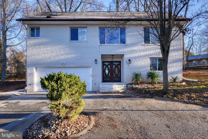 Welcome to 9122 Belleau Trail! This remarkable property has undergone a comprehensive top-to-bottom renovation. Embracing a distinct bilevel architectural style, the residence provides enchanting views of the Potomac River and surrounding trees/woods from its main level and deck. A rarity in Treasure Cove, this home is seamlessly connected to the Public Sewer system, boasting a newly installed grinder pump. Nestled on a tranquil, private street with an attractive lot facing the Potomac River, this home invites you into a spacious foyer. The lower level features two bedrooms, a full bath, and a convenient laundry/utility room with backyard access. The main level boasts a light-filled interior and captivating views. The open floorplan seamlessly integrates the living room, dining space, and kitchen – an ideal setup for both entertaining and relaxation. The chef's kitchen is equipped with new cabinets, Quartz countertops, stainless steel appliances, and ample storage space.The generously sized primary bedroom opens to a screened deck through new sliding doors and is accompanied by an attached spacious primary bath with a large shower. The screened deck off the main level provides access to the charming backyard. Both the main level and deck can be accessed via an indoor staircase. With an oversized two-car garage, driveway, and ample street parking, convenience is a hallmark of this property. Explore the public pathways in the nearby park, leading to the picturesque shoreline of the Potomac River. The front and both sides of the home offer a panoramic view of the river, making it a perfect spot to enjoy serene whitecaps and boat traffic - the setting is idyllic. Marvel at breathtaking sunsets and enjoy easy access to National Harbor, I-95/495/295, Reagan Airport, Alexandria, making shopping, dining, and commuting a breeze – just three stoplights away from Washington DC and Northern Virginia.