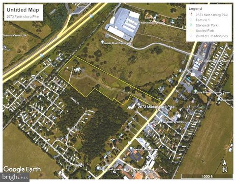 Vacant Land For Sale - 2673 Martinsburg Pike<br/> STEPHENSON, VA 22656