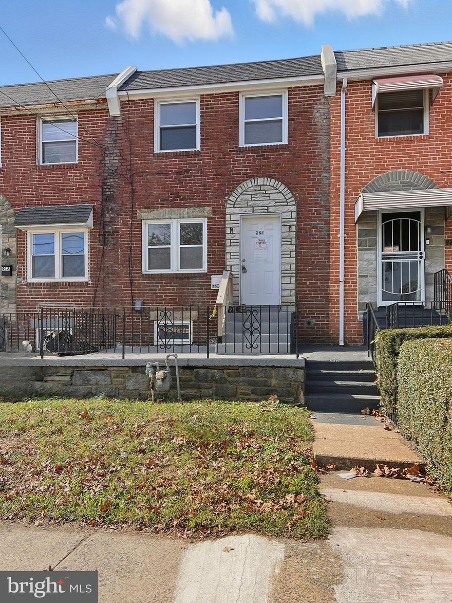 Great investment opportunity in Chester. 920 Butler Street offers rental potential or a fantastic chance for a first-time buyer looking to build equity. This property features a functional layout, 3 spacious bedrooms, and a large dining room. Conveniently located near Widener University and public transit.