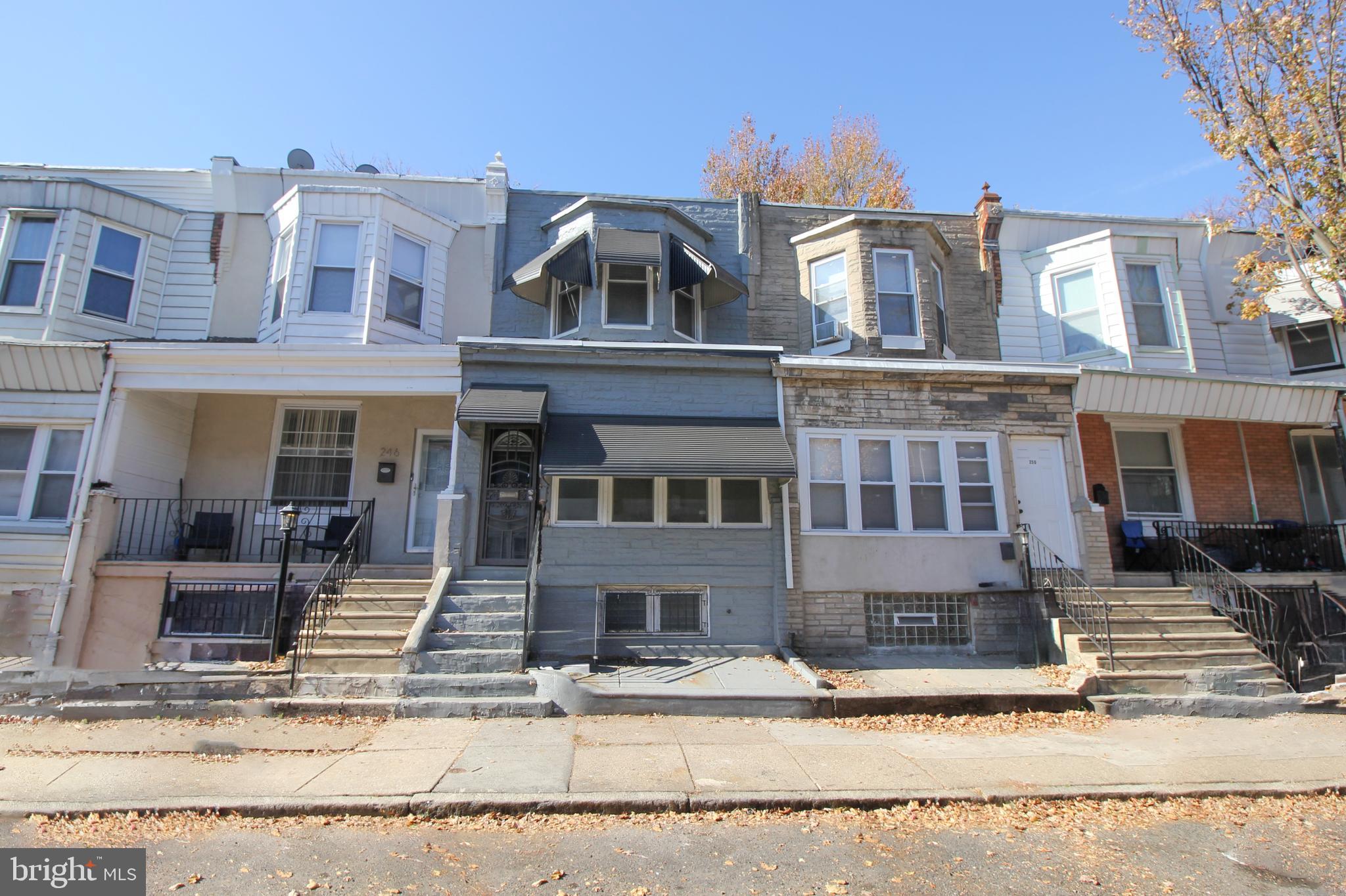 Great investment opportunity in West Philly. Updated 3 bedroom, 1 bath row home. Enclosed porch/sunroom is an added feature not usually found. Sunny and bright with a neutral color palette. First floor features luxury vinyl plank flooring throughout. Combined living and dining rooms makes entertaining easy. Updated kitchen with crisp white cabinets , and a large window over the sink. Upstairs are three bedrooms all with LVP flooring that share a full bath. The primary bedroom is accented with a lovely bay window overlooking the street. Great location near bus lines and all that Philly has to offer.
