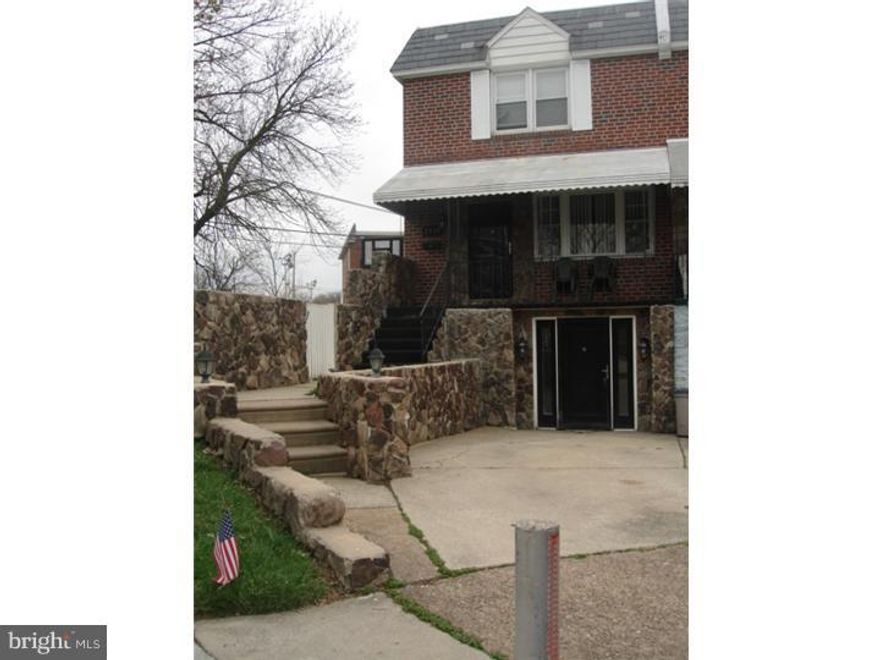 Back on the market! Price lowered again!  End of row! Beautiful front landscaped yard and full rear yard with plenty of space for family recreation, storage and a private garden.  Open porch front with entry into formal living room and dining room with hardwood floors, and modern eat in kitchen.  Second floor features 3 good size bedrooms with closet space and a beautiful 3 piece c/t hall bath you will love.  Finished basement and laundry area.  Front off street parking in driveway as well as in cul-de-sac.  Location of the home is excellent for both elementary and high schools which are located within walking distance of home.  Playgrounds, public transportation, shopping and access to all major arteries complete this wonderful home. Please Note: Photos reflect seller's personal furnishings.  Some of these items have been removed.