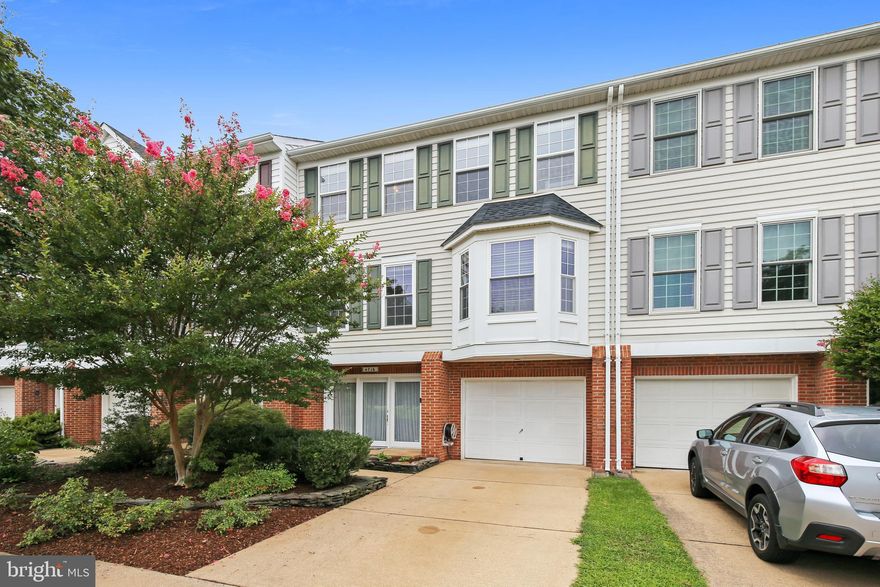 A gem in a great neighborhood.  Have a glass of wine on the deck and watch the sunset and the beautiful water views.    Rare townhouse overlooking the water with complete privacy in the back.   As soon as you enter, you notice an open foyer and a large basement with a full bath.   The main level has a light filled living room with a formal dining room with gleaming hardwood floors.   The gourmet kitchen has plenty of high quality cabinetry and counter top space.   Walk-out to the deck and enjoy the amazing views.  The master bedroom is spacious with a large walk-in closet and has a large double vanity bathroom with a separate shower and soaking tub.    And the second and third bedrooms are filled with light.  This community is in an excellent school district and close to many amenities, shopping, and major transportation routes.  Come and take a look.   Agents -- HOC.