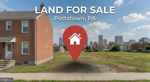 Vacant Land For Sale - 316 Chestnut Street<br/> POTTSTOWN, PA 19464