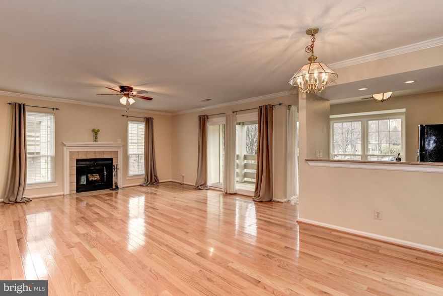 OPEN SUNDAY 3/4/18, 2-4PM. Beautiful & spacious one BR condo features hardwood floors throughout, open floor plan, granite countertops, updated windows/sliding doors, wood-burning fireplace, shaded terrace, storage unit, assigned parking spot, & much more.  Community amenities include pool, tennis courts, children's playground, nearby trails and park, & neighboring golf course.