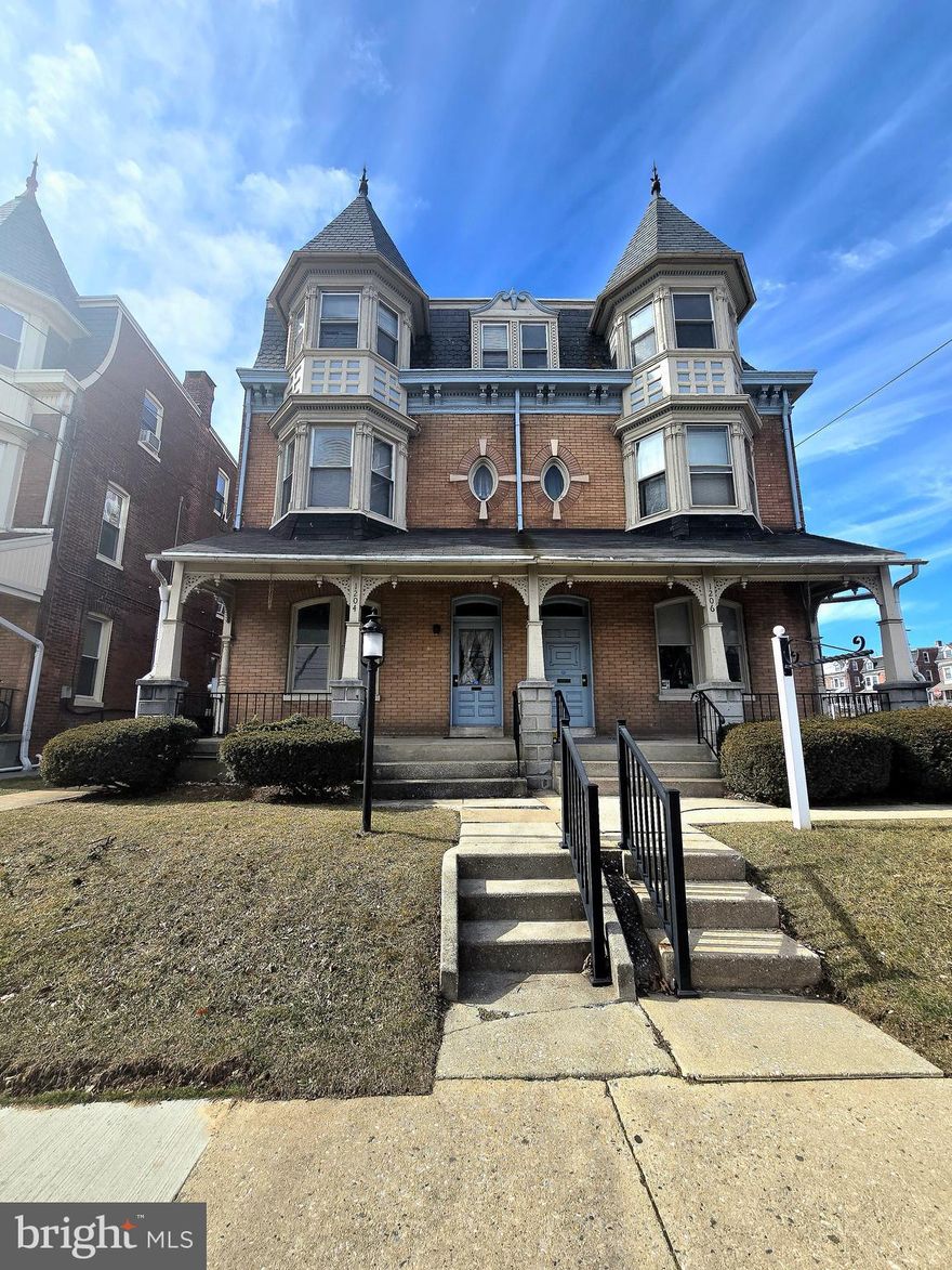 Great 1st floor apartment for rent.  2-bedroom, 1 bathroom, apartment with new kitchen.  Apartment has just been renovated and is ready for its new tenant.  1 parking spot in a off street parking lot behind the building.  Shared laundry, great location!!  No pets, No Smoking!!  Must see!!