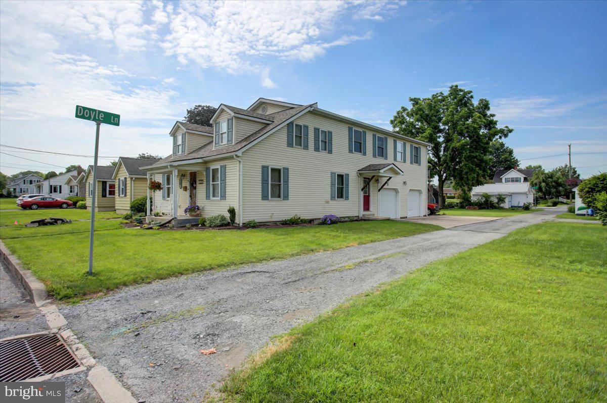 LOCATION, LOCATION! Within walking distance of the ballfields, playground and Moss Spring Pool, this family size home is larger than it looks w/nearly 2900 sq. ft., 5-6 bdrms & 3 full baths! As many rooms to use as your family needs--home could have as many as 6 bdrms, OR rooms could be used for office, playroom, exercise room, family room, home school, or craft room--possibilities are endless. Large kitchen has tons of custom cabinets by Terry Newman w/rollout drawer pantry & appliance garages. Roof & sliding doors replaced 2024! The oversize 2 car garage provides extra storage or work shop space and opens into mudroom with storage cabinets. Large Primary bdrm features walk-in closet, sitting room, ceramic floor radiant floor heat in bath, and 2nd level deck to overlook backyard.