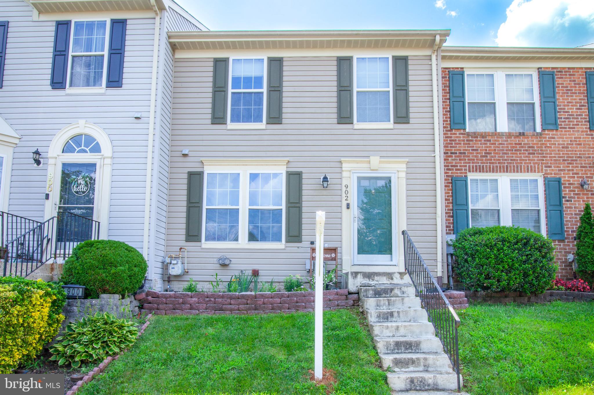 Lovely 3BR townhome located at end of cul-de-sac in desirable Irwins Choice community! Bright & spacious, there is a lot to love with shining laminate flooring throughout all levels, SS appliances, huge Primary Bedroom with vaulted ceiling & massive walk-in closet, fully finished walk-out Lower Level, oversized deck great for entertaining overlooking fenced backyard & private patio area backing to trees, lighting in every room, chair rail accents, & more! New roof installed last year. Walk to downtown Bel Air dining and nightlife! Call today and call it HOME!