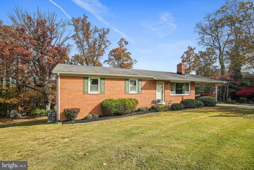 All Brick Rambler w/mostly finished basement. 3 bedrooms and 2 full baths. hardwood floors, rough in for bath in lower level., AS-IS Condition. This home needs a little Love.  Family Room in lower level with a large all brick fireplace. Walkout lower level to a large backyard, lots of room to roam!! Located minutes from Rt 4