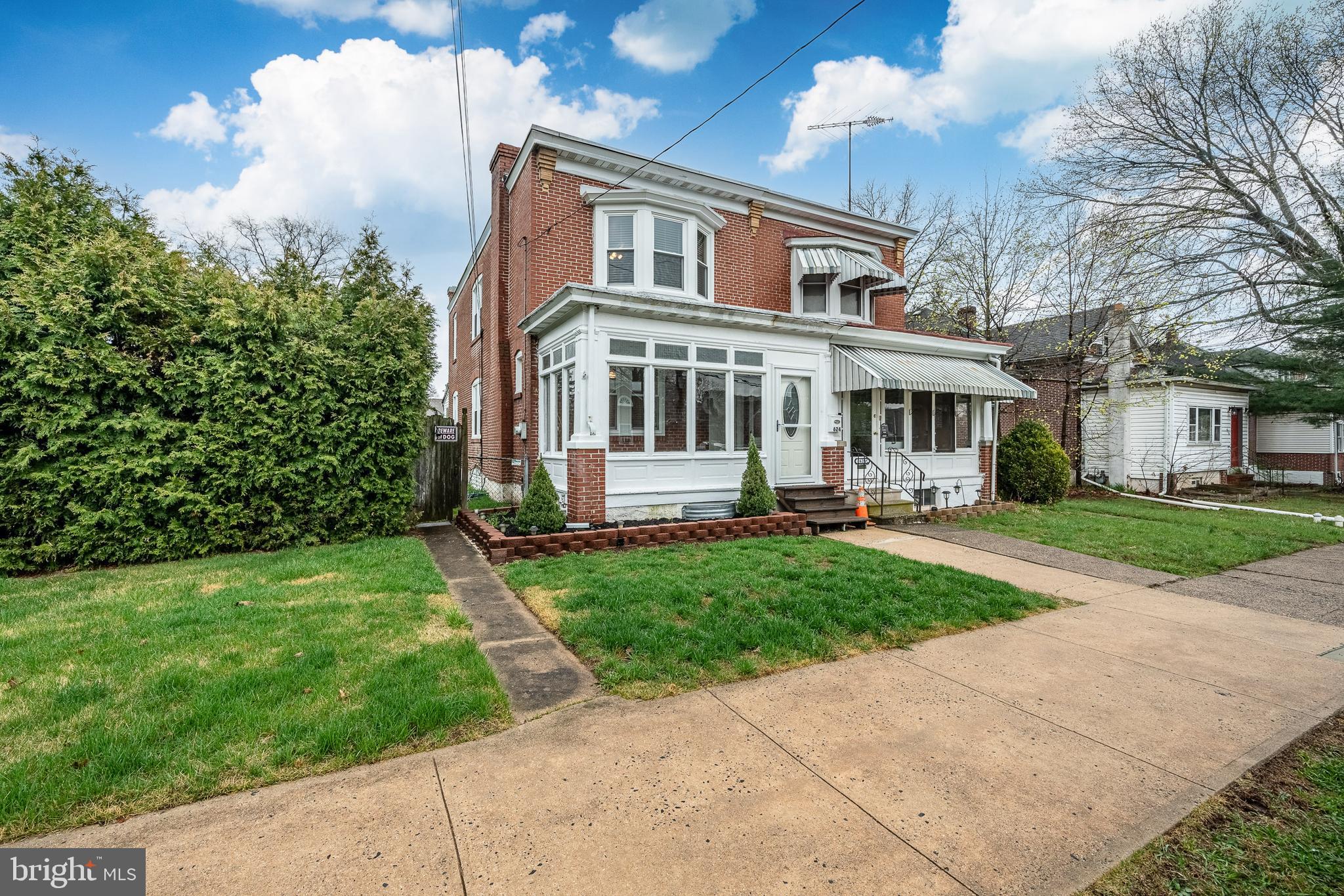 Welcome to this charming twin on a quiet street in the heart of Pottstown, offering over 1,350 square feet of living space with 3 spacious bedrooms and 1 full bath. The home features a bright, eat-in kitchen, cozy living and dining areas filled with natural light, and a sunny bonus room off the kitchen—perfect as a home office, playroom, or flex space. Upstairs you'll find generously sized bedrooms and a full bath, with a full basement below for storage or future finishing. Outside, the massive backyard is a rare find—ideal for entertaining, pets, gardening, or even potential development—plus a detached garage for added convenience. The property includes an additional parcel which is why the yard is so big! It offers even more flexibility—buyers are encouraged to do their own due diligence to explore the possibilities. All this in a walkable neighborhood with sidewalks, streetlights, and easy access to Highland Memorial Park, schools, shopping, and major routes.