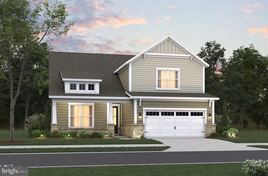 Closest New Home Community to The Beach!!! Introducing Selbyville and Fenwick Island’s newest community of single-family homes, Sandpiper Cove. Located just 0.7 miles from Route 54 and Bayside Resort, Sandpiper Cove is a quaint community featuring only 68 total homesites, complete with resort amenities including a private clubhouse, pool, fitness center, and nature trails. The Providence is a 2-level home complete with both a primary and guest suite on the first floor, and 3 additional bedrooms on the second floor. From the foyer you’ll be greeted by a secondary bedroom to the left which can be used as a guest suite with full bathroom, or as a private study and a powder room to the right.  From there, you’ll experience a very open design with the kitchen and breakfast area overlooking a spacious great room with a 12-foot ceiling. Rounding out the first floor is the primary suite, complete with a large bedroom and bathroom/walk-in closet. On the second floor you’ll find 3 bedrooms, each with walk-in closets, a large loft, full bathroom, and unfinished space for storage. Looking for a second primary suite?  An option is available to convert the 2nd floor to provide an actual large primary suite complete with primary bath with shower and tub and walk-in closet; still leaving one additional guest room, making the home a 4 bedroom/4.5 bath home.  The Providence also offers options for a 3rd car garage and/or a rear covered patio.  This listing represents base price for to-be-built home.