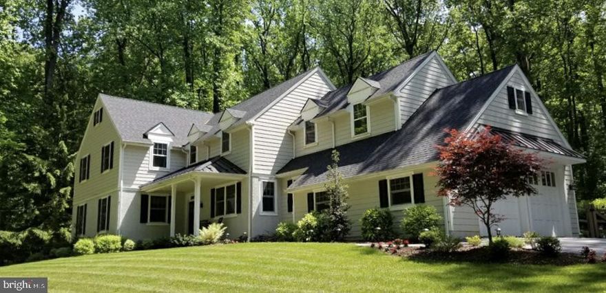 Beautifully situated upon a private 1.79 acre homesite, this newer-construction (2014) residence in the award-winning T/E School District has been impeccably maintained and offers a beautiful outdoor setting to enjoy plenty of fresh air and nature while social distancing.  Built partially off of a previously-existing foundation, this 5-Bedroom / 3.2-Bath home features all of the modern conveniences of new construction combined with the LOW TAXES typically enjoyed by older homes!  Brand new renovations to the Kitchen and Master Bath were just completed (January 2020) by Gardner/Fox Associates, including new Kitchen cabinetry & Thermador appliances and the addition of a free-standing soaking tub in the Master Bath.  The unique floor plan offers an open concept Kitchen, Breakfast and Family Room design with a separate formal Dining Room and large private Living Room / Study, providing a convenient solution for today's "work from home" lifestyle.  Gleaming site-finished oak hardwood flooring extends throughout the entire main floor as well as the second floor hallway, Laundry Room and Master Suite.  Two powder rooms (one off of the main Foyer and the other accessible from the Mudroom, complete with cubbies and storage) are located on the main floor.  An open stairwell provides convenient access to the partially-finished basement, which would create an ideal "play room" or exercise space.  The Family Room invites an abundance of natural light through large windows and two sliding glass doors, which flank the gas fireplace and provide easy access to the paver patios and lushly landscaped, dog-friendly, fenced-in backyard oasis!  Upstairs, the Master Suite is joined by four additional bedrooms, two hall baths, a convenient Laundry Room and abundant storage closets.  The Master Suite features a spacious walk-in closet, large bedroom with room for seating and a luxurious marble bath, complete with free-standing soaking tub, huge walk-in stall shower,  double vanity and beautiful natural light.  Utilities include public water, public sewer, natural gas and a whole-house generator for added peace of mind during inclement weather.  This property's convenient location provides easy access to all of the area's main travel arteries (Rts. 202, 76, 422, 476, & 30) as well as King of Prussia, Great Valley, West Chester and all Main Line destinations.  Socially distance in  comfort and style in this immaculate, turn-key, move-in ready property!  Virtual tour available at: https://my.matterport.com/show/?m=bUaPNQMDds7&mls=1