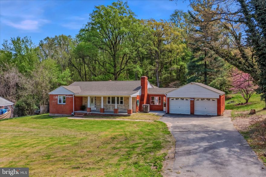 This all-brick rancher is full of character, craftsmanship, and opportunity—offering a solid foundation for buyers looking to personalize a well-built home. Featuring 3 bedrooms and 1 full bath, the home includes a spacious kitchen addition that expanded the original footprint.  Spacious and full of potential, this area offers ample room for large gatherings. Built by its original owner, a skilled brick mason, the home showcases exceptional attention to detail, with each brick carefully hand-placed—creating a level of quality and durability that stands the test of time. Inside, you’ll find refreshed hardwood flooring, fresh paint, updated lighting, and key improvements, including a newer roof, updated electrical and plumbing, & central heating and A/C. Although not used in several years, the home also offers two fireplaces and two additional areas suitable for wood stoves, adding charm and potential for cozy living spaces. Outdoor living features multiple inviting spaces, including a covered front porch, brick patio, and stone patio—perfect for relaxing or entertaining. The land has been maintained and features a large brick shed for additional storage or workspace, along with an oversized 2-car attached garage. Located on Chestnut Hill Rd in Harpers Ferry, this property is ideally positioned for Northern Virginia commuters while offering the flexibility of an unrestricted property. A rare chance to invest in a thoughtfully constructed home with great bones, timeless materials, and room to make it your own.