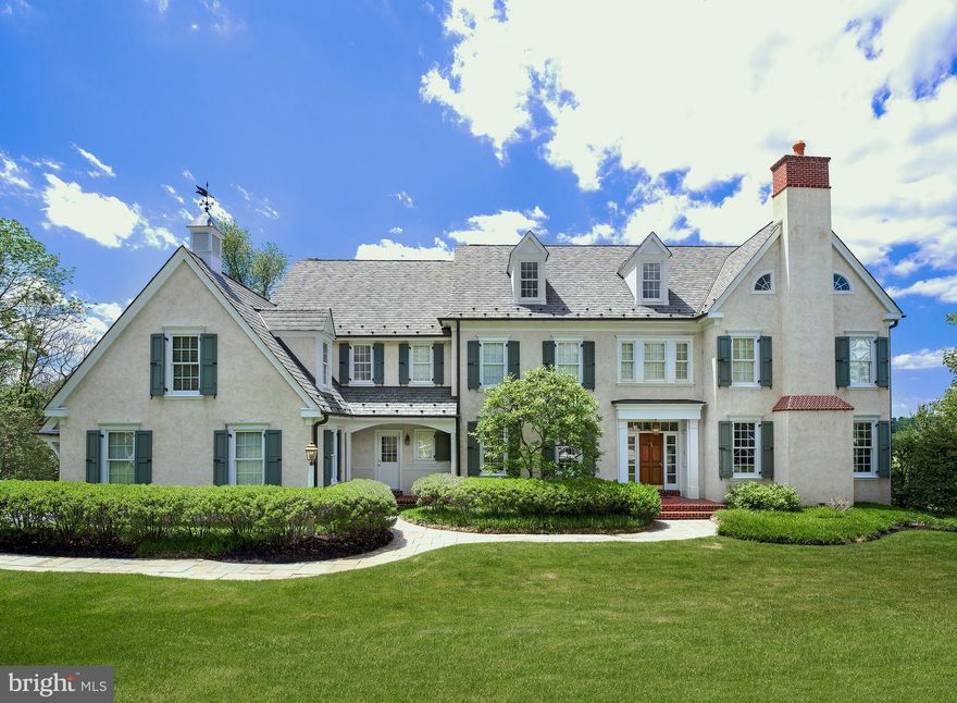 Live at the end of a beautiful, private cul-de-sac with long vistas of 100-acre East Goshen Park & Applebrook Golf Course, neither of which can ever be built on, making it feel like you are nestled on 200 acres! This elegant 2-story colonial in the most amazing location of the Radnor Hunt area affords you & your family the seclusion, vistas, and transitional-style living quarters you desire, in a premier location convenient to all amenities. Picturesque grounds surround the home and offer generous lawn for playtime & activities. A lovely open front porch and expansive rear patio provide a peaceful setting for outdoor pleasure and a backdrop for summertime entertaining.

The house has been finely updated and boasts a gracious layout that works well for a small or large family living. It is easily expandable with an optional 5th bedroom, now an upstairs storage area over the garage but accessed from the 2nd floor, plus an extremely spacious basement that has 9’ ceilings & a finished bannister at the landing. The entire main floor has been completely and tastefully redone, enriched by gorgeous finishes & rich cherry wood floors, plus there is so much else to appreciate like a top-of-the-line kitchen, premium appliances & fixtures, custom closets & pantry, new AC and heating, a newer water heater and more.

An airy light-filled entry foyer welcomes you inside, presenting exquisite millwork, moldings & architectural details, with a floor-through view of French doors to the rear oasis. Flanking the foyer is a gracious living room with fireplace & gracious formal dining room for hosting in style. The top-of-the-line kitchen is a dream for the cook featuring stainless steel Thermador & Sub-Zero appliances, a built-in Miele coffeemaker, Calcutta Gold Marble countertops (also in the butlers pantry), dual sinks, instant hot & Insinkerator. Enjoy coffee & snacks in the open vaulted breakfast room enveloped by windows, or step out glass doors to the flagstone patio with a pergola area for alfresco dining. Comfort continues with a step-down open family room with gas fireplace off the kitchen, a handsome office, powder room, and mudroom with 2nd powder room leading to the attached 3-car garage.
 
The carpeted 2nd floor greets you with an open landing to the sleeping quarters. One of the 4 bedrooms is now used as a 2nd office. The primary suite is divine with a dressing room, his & her walk-in closets, and spa bath with double vanities, Jacuzzi tub & oversized shower. A 2nd bedroom suite & 2 bedrooms sharing a full bath plus a proper laundry room & big cedar closet that can be finished for a 5th bedroom, playroom or exercise room rounds out the upper level. Do not let another minute go by before making this gem your own!