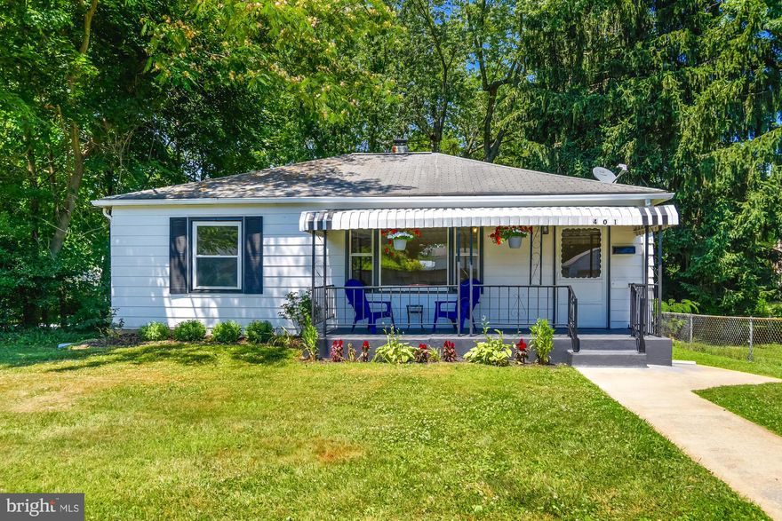 This beautiful rancher exudes charm at every turn!  Located on a spacious corner lot on a quiet street in historic Aberdeen and updated with stainless steel appliances, brand new flooring, paint, sliding glass doors and more, you will not be disappointed.   There are two good size bedrooms,  full bath, modern kitchen that's just been updated, dining room (which could be used as a den or extra bedroom)  with charming built in china closets and brand new sliding doors leading to a generous back deck.  There's a large living space with a big picture window drenching the room in natural light!   Imagine sipping your morning coffee on the cozy covered porch and enjoying the evening breeze on your beautiful  back deck.   The basement is spacious with good ceiling height, and ready for your personal touches.  Air conditioning, hot water tank and furnace were recently replaced.  Also, trash pick up is included with your taxes. Hurry!  The market is red hot and this beauty will NOT last!