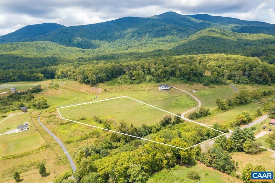 Coveted Afton location with wonderful mountain views!  Build your dream home on just over 5 acres that is level to gently elevated and mostly cleared with expansive mountain and pastoral views. Have peace of mind and less building costs with many site preparations already completed such as electric routed to property and soil study approved for a 3 bedroom conventional septic system. Perfect location for a full time residence, vacation retreat, or investment property with short term rentals permissible. Enjoy all that the area has to offer with many activities and conveniences such as the Nelson 151 wine and brew trail, Nellysford town hub (grocery store, bank, doctors, and dining), farmers market, community center (shops, coffee, playground, skate park), Wintergreen Resort, and endless outdoor recreation opportunities like golf, hiking, and skiing. Less than 30 minutes to Charlottesville, Waynesboro, and Crozet for easy commuting. However, why commute when you can work or school from home with amazing internet/streaming capabilities of fiber optic internet.
