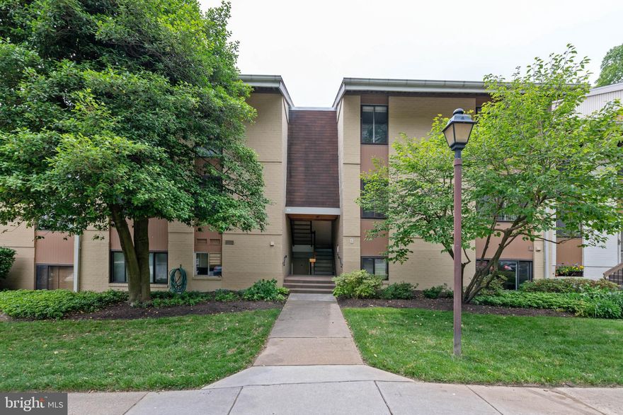 Unique opportunity in Cross Keys for large, 1900+ sq. ft., updated 4 bedroom ground level unit with beautiful garden patio! Wonderful renovated master bath! One bedroom is currently used as a comfortable den with built-ins, and another is set up as an office. Large laundry room with front loading machines, but also roughed in for a 3rd bathroom if you wanted to convert it. All rooms are spacious with great closet space, beautiful parquet wood floors throughout. One of a kind in Cross Keys, come experience the Cross Keys lifestyle with a spacious unit and flexible layout!