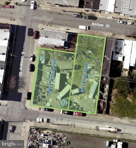 Vacant Land For Sale - 2105 E Ontario Street<br/> Philadelphia County, PHILADELPHIA, PA 19134