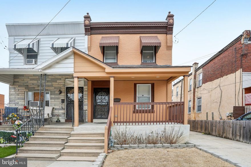 Welcome home to 24 S 5th St, a charming twin home in the Darby neighborhood of Delaware County. This inviting residence features a bright and open floor plan with ample living space to suit all your needs. Upon entering, you are greeted by a spacious living room that seamlessly flows into the dining and kitchen areas, creating a desirable open-concept layout perfect for entertaining. A bonus powder room and laundry room are conveniently located on the main level. Upstairs, you’ll find the primary bedroom, two generously sized bedrooms, and a full bathroom. The full-sized basement offers endless possibilities, allowing you to create a unique space tailored to your needs. Step outside from the kitchen to a large, fenced-in private yard—ideal for entertaining, relaxing, or refining your gardening skills. Plus, enjoy the convenience of your own driveway. This home is conveniently located near public transportation, shopping, and more. Don’t miss the opportunity to make it yours—a must-see!