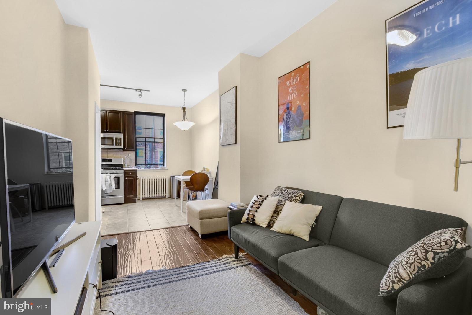 Available Early August | Physical or virtual tours are required before applying. Sight unseen applications will not be considered.
626 S 19th St #2F is a 2 bedroom 1 bathroom second floor apartment located in Graduate Hospital. Step inside to a hallway that leads to the bedrooms at the back and the living room at the front with hardwood floors throughout. The dining area and kitchen feature tile flooring with nice stainless steel appliances including a gas stove, fridge and dishwasher. Just off the kitchen you’ll find the full bathroom boasting a tub-shower combo and vanity for storage. The first bedroom is slightly smaller and a bit narrow with two windows and closet space. Your primary bedroom sits at the rear of the apartment and provides a good sized space with a closet and bay windows that bring in excellent natural light. A free washer and dryer are available in the basement. Schedule your showing today!
Lease Terms:
Generally, 1st month, 12th month, and 1 month security deposit due at, or prior to, lease signing. Other terms may be required by Landlord. $55 application fee per applicant. 1 pet is conditional on owner's approval and may require an additional fee, if accepted. (Generally, $500/dog and $250/cat). Strictly 1 pet maximum allowance and no aggressive dog breeds. Tenants responsible for: electricity, gas, cable/internet, and a $50/month flat water fee. Landlord Requirements: Applicants to make 3x the monthly rent in verifiable net income, credit history to be considered (i.e. no active collections), no evictions within the past 4 years, and must have a verifiable rental history with on-time rental payments. Exceptions to this criteria may exist under the law and will be considered.