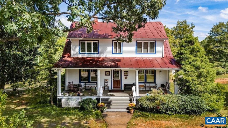 This 28-acre scenic property (in 2 parcels) features a 4 BR, 1936 FARMHOUSE; a 10 BR LODGE; a rustic barn & 2 garden sheds skirted by meadows and forest. The 8 acre parcel includes a well & a premium hilltop building site. The LODGE has 10 BR (once horse stalls!), 4 BA (6 toilets, 4 showers), 2 kitchenettes, an 800-ft event gallery, a sky-lit greatroom w/ a Tulikivi soapstone fireplace, a wrap-around deck & covered patio. The FARMHOUSE opens to an inviting LR/DR space w/ a Tulikivi soapstone fireplace, an office & gourmet kitchen (quartz countertops, an island & dining nook w Andersen windows highlighting splendid views). Tastefully-furnished w/ original hardwood floors and trim throughout, there are 4 BR and a full bath upstairs, a full bath/laundry rm downstairs & a utility/workroom cellar. Currently operating as Acorn Inn, a B&B hosting yoga retreats, cyclist training camps, music workshops, seminars, weddings, family groups and casual travelers?the A-1 zoning makes this property well-suited for a number of possible future agriculture business endeavors. 2 mi to Nellysford (groceries, med center, restaurants). Mins to Wintergreen Golf/Ski Resort, breweries, wineries, BR Pkway, AT and Shenandoah Nat. Nat Park. 30 min. to UVA,Quartz Counter,Wood Cabinets,Fireplace in Great Room