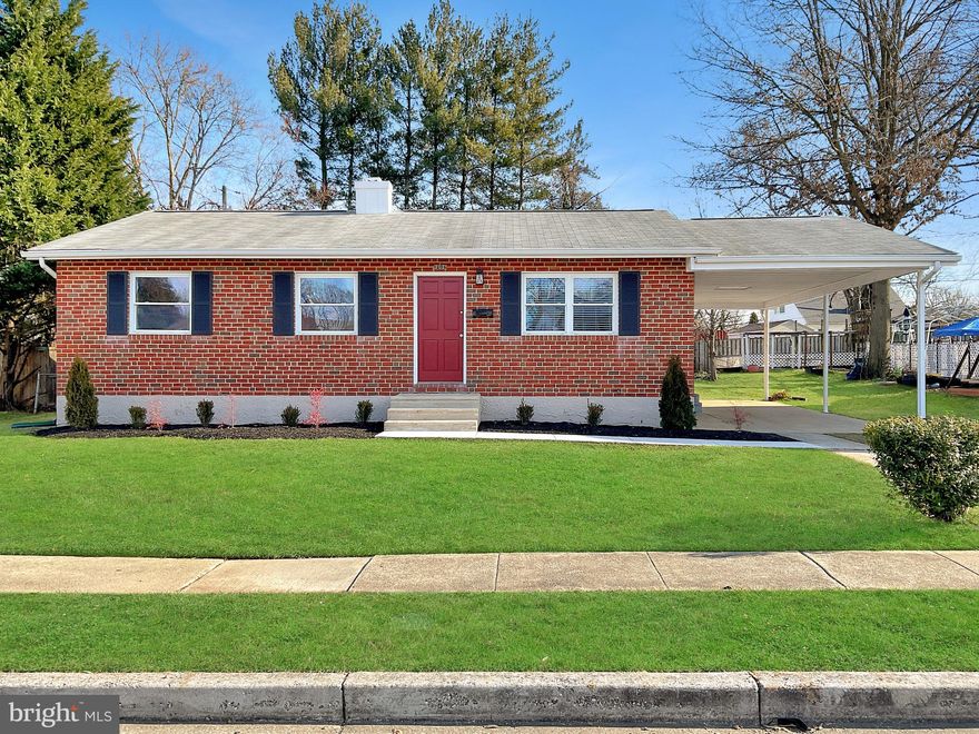 BEAUTIFULLY RENOVATED BRICK RANCHER IN CATONSVILLE! OWNER HAS UPDATED THIS ONE INSIDE AND OUT AND IT’S A MUST SEE TO FULLY APPRECIATE. YOUR NEW HOME STARTS WHEN YOU WALK INTO THE KITCHEN OFF OF THE CARPORT FEATURING SOLID WOOD CABINETS,  A FLOOR TO CEILING PANTRY, GRANITE COUNTERTOPS AND S/S APPLIANCES. MOVING THROUGH THE HOME YOU’LL FIND REFINISHED HARDWOOD FLOORS ON THE MAIN LEVEL, NEW LIGHTING AND FRESH PAINT THROUGHOUT.  THE MAIN LEVEL ALSO FEATURES AN UPDATED BATHROOM AND THREE NICE SIZED BEDROOMS. THE LOWER LEVEL FEATURES FRESH PAINT AND FLOORING THROUGHOUT,  A GREAT FAMILY ROOM WITH RECESSED LIGHTING AND A COOL BAR WITH SINK., UPDATED BATHROOM, LAUNDRY ROOM AND STORAGE AREA. A NEW ELECTRIC SERVICE AND BOILER/FURNACE WERE ALSO JUST INSTALLED. OUTSIDE YOU HAVE NEW YOUNG LANDSCAPING FOR THE FRONT OF YOUR HOME AND A LARGE BACKYARD FOR ENTERTAINING. HOME IS LOCATED CLOSE TO RESTAURANTS, SHOPPING AND MAJOR COMMUTER ROUTES. THIS ONE WON’T LAST LONG! SCHEDULE YOUR SHOWING TIME TODAY!