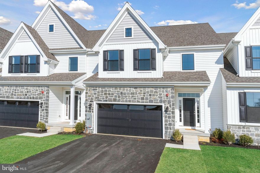 The Reid at Briarcreek North is an interior unit offering 3 Bedrooms, 2.5 Baths, full basement and a 2-car Garage.  Enjoy the convenience of a first floor Owner's Suite a large walk-in closets and a luxurious Owner's Bath.  The Second Floor guest space includes 2 large Bedrooms a bathroom and a Loft The gourmet Kitchen boasts granite countertop, stainless steel appliances and chimney hood. There is luxury vinyl plank flooring throughout most of the first floor and so much more. Briarcreek is an active adult community located central to numerous points of interests such as Main St. in Newark, Fair Hill Natural Area and minutes from I-95, DE Rt. 7 and Routes 1 in DE and MD.  *Sample photos shown. **Homesite restriction may apply.  See Sales Manager for details.