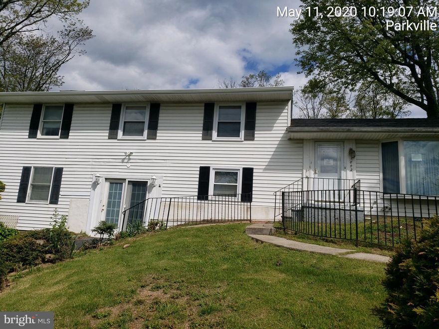 Sold As Is!No offers accepted w/o POF or prequalify. EMD check must be made out to buyer's title company. Please use offer forms under Docs for all offers. This 4 bedroom 2 1/2  bath Split Level  has driveway.  Ground rent if any to be determined. This property may qualify for Seller Financing (Vendee). Seller does not split transfer and recordation taxes. Docs attached to be filled in with offer. Seller will not do closing help for investors.   Property was built prior to 1978 and lead based paint may potentially exist. "Due to the condition, the property may have health/safety risk(s). Prior to entry / access all parties must sign a Hold Harmless Agreement and the property may only be shown by appointment." Discoloration in property-no report.  Property has new roof.  OFFER ACCEPTED PENDING SIGNATURES.