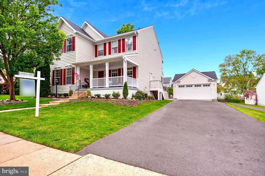 This 5 BR, 3.5 Ba 3-level colonial is located in the wonderful Belmont Forest/Belmont Greene community. It has been fully renovated from top to bottom. The garage was added/built in 2019. Previously this home didn't have a garage. 200-amp service  and ductless split was installed in garage in 2023. Customized and Upgraded kitchen w/granite countertops and brand new appliances (2023). Roof replaced 2019. The deck/side chairs were redone with Trex decking and lighting in the landscaping in 2020. Entire house was re-sided and aluminum wrap on exterior in 2023. Egress was added to room making it a 5th bedroom in basement in 2023. New Paint thru-out the house. Powder room has been updated. Hall bathroom upstairs now has granite countertops and beautiful Italian tile work in the shower (2019). Primary Bathroom customized w/granite countertops and free standing tub (2023). Primary bedroom has custom closets. Furnaced replaced in 2021. Tree save lot designation. Shed added. Fireplace converted from log to gas in 2019. Great community pool with zero grade entry. Tennis and volleyball courts. VERY close to all three public schools (Stonebridge HS, Trailside MS, Belmont Station ES). Over $200k in upgrades since 2018.