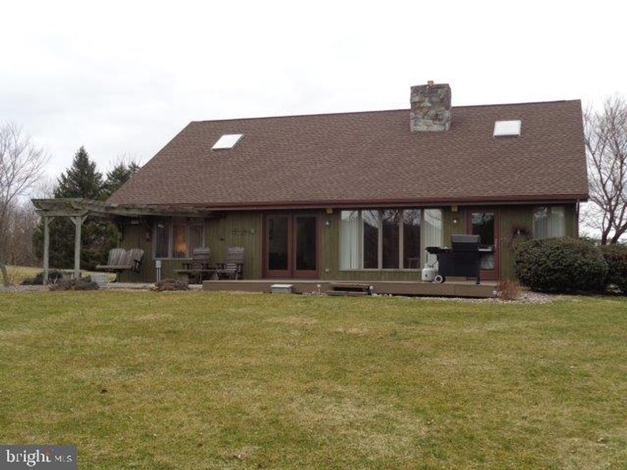 Beautiful country setting comes with this 5+ acre lot along with views. Roof approx. 5 years old, all exterior doors 3 years old, (2) new garage door openers, first floor laundry, living room with gas stove and vaulted ceiling, first floor Master Bedroom Suite, sitting area at top of 2nd floor stairway, central vac, HVAC system new in 2017, front trex deck & front patio, cedar-sided home... ...What more could you want? See associated docs for additional information.