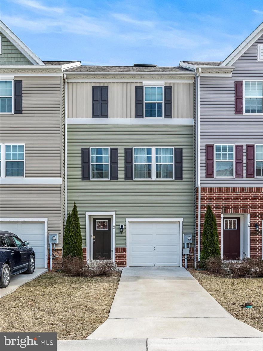 Move in ready!  More photos soon!  Charming 3 level townhome in Berkeley Ridge S/D.  Built in 2019 and very well maintained.  3 finished levels and garage.  Very spacious, open floor plan.  All appliances convey including washer and dryer on upper level.  Schedule a tour today!