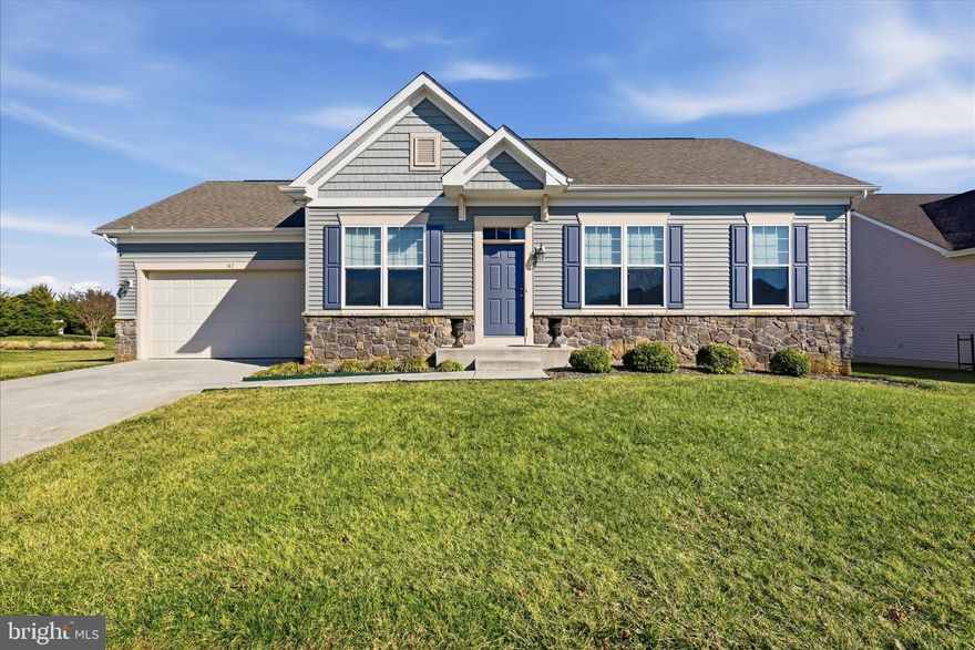 Nestled in the charming Norborne Glebe community, this stunning ranch-style home offers a perfect blend of comfort and modern living. Built in 2014, this beautifully designed residence boasts 4 spacious bedrooms and 3 full bathrooms, providing ample space for relaxation and entertaining. As you step inside, you’ll be greeted by a warm and inviting atmosphere, highlighted by a cozy fireplace that serves as the heart of the home. The partially finished basement offers the perfect retreat for guests or an ideal space for a media room. The well-appointed kitchen is a chef's dream, featuring modern appliances and plenty of counter space for culinary creations. Step outside on warm summer days to enjoy the stunning covered porch overlooking  the generous 0.26-acre lot, perfect for outdoor activities and gardening. With an attached two-car garage and driveway parking, convenience is at your fingertips. This home is not just a place to live; it’s a sanctuary where memories are made. Experience the joy of living in a vibrant community while enjoying the comforts of a thoughtfully designed home. Don’t miss the opportunity to make this your own!