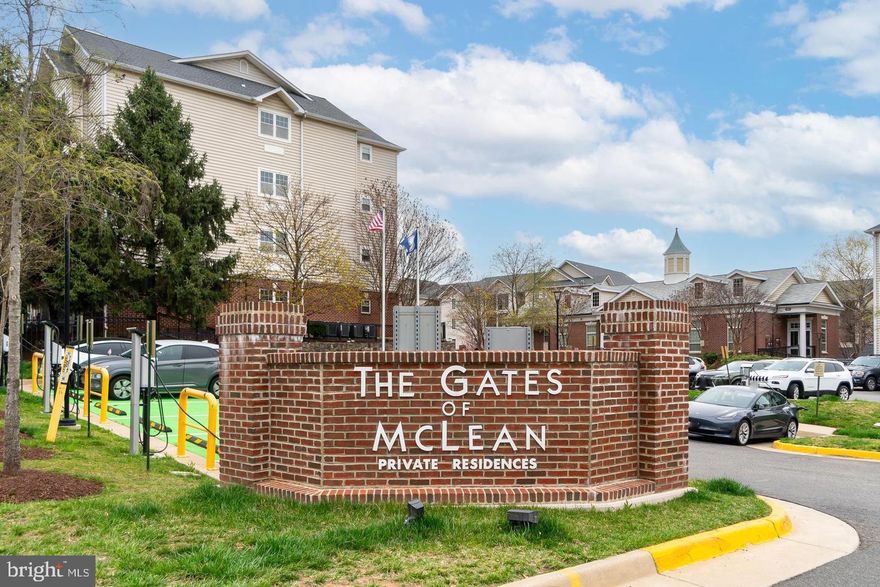 NEW PRICE OPPORTUNITY- EXCEPTIONAL VALUE IN A PRIME LOCATION
Welcome to The Gates of McLean, a vibrant and secure gated community ideally located in the heart of Tysons Corner. Enjoy urban convenience with a short stroll to the McLean Metro Station (Silver Line), shopping, dining, and entertainment options – all just steps away.
Updated first-floor 1-bedroom condo is move-in ready and offers the perfect blend of style, comfort, and location. Renovated in 2021, the home features:
Open kitchen with granite countertops, breakfast bar, stainless steel appliances (including built-in microwave), and upgraded cabinetry
Spacious living room with recessed lighting, crown molding, and an open layout ideal for entertaining
Generously sized bedroom fits a queen or king bed, features a walk-in closet, ceiling fan/light combo, and lots of natural light
Stylish bathroom with quartz countertop vanity, updated light fixtures, ceramic tile flooring, tile-accented shower walls, and a tub/shower combo
In-unit laundry room with washer and dryer (installed 2023)
New HVAC system installed August 2025
Additional features include:
Reserved parking space #694, plus 2 guest parking passes
Low monthly condo fees
Community amenities: clubhouse, fitness center, playground, basketball court, walking paths, and more
Live just moments from Tysons Galleria, Tysons Corner Center, Kaiser Permanente, and major commuter routes: Rt. 123, Rt. 7, I-495, I-66, and the Dulles Toll Road (267). Whether you're commuting to D.C., exploring McLean, or catching a flight at Dulles Airport, you're connected to it all.
Don't miss this opportunity to own a stylish, well-located condo in one of Northern Virginia’s most desirable areas. Schedule your tour today and fall in love with The Gates of McLean lifestyle!