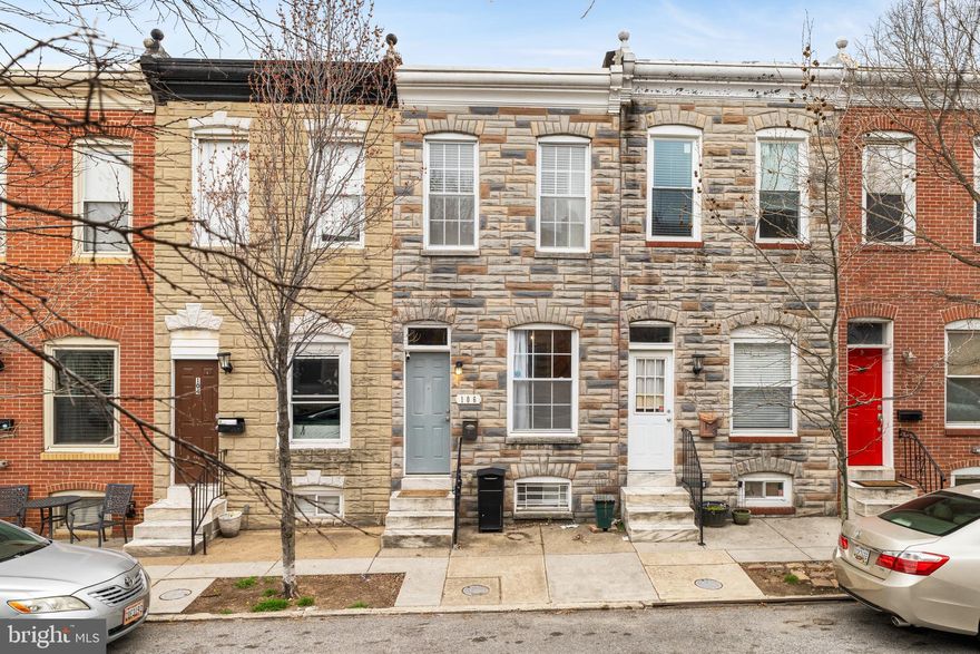 Presenting 106 N Curley St, desirable Baltimore City row home situated just a short walk from the pet-friendly Patterson Park.  As you step inside, you'll notice a blend of modern updates and classic charm, featuring crown molding, hardwood floors, and an exceptional kitchen offering granite countertops, stainless steel appliances, and an updated design.  Two spacious bedrooms, each with ensuite bathrooms can be found on the upper level, offering both comfort and privacy.  Partially finished basement that can serve as a home office or gym, with additional storage space.  Rounding out the home is a main level laundry room (washer & dryer, 2 years old) , which steps out to your brand new rear deck and private patio... the perfect spot to enjoy beautiful Baltimore evenings.  Welcome home to Patterson Park.