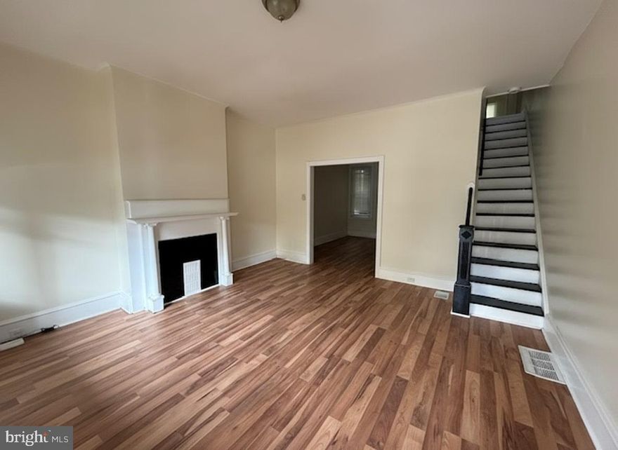 Spacious 3-bedroom, 1-bath home just steps from Stenton Park and the Wayne Junction Station. Features include an unfinished basement with washer/dryer hookup, a private backyard, and gas heat. No pets allowed.