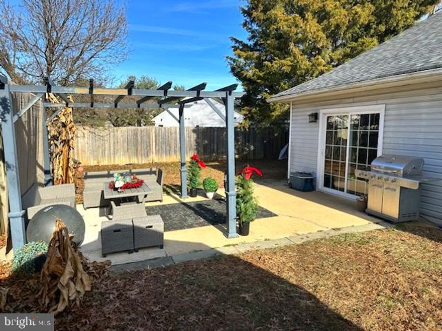 Enjoy the convenience of one-level living in this well-maintained 3-bedroom, 2-bathroom ranch. Located on a quiet cul-de-sac in the heart of Bear, this home offers a peaceful setting while being just minutes from Glasgow Park and the various shopping and dining options along Route 40.
The interior features a bright eat-in kitchen with plenty of workspace and cabinet storage. The floor plan includes three comfortable bedrooms with good natural light, two full bathrooms, and a dedicated laundry area. Outside, the expansive backyard and concrete patio provide a great space for outdoor activities and relaxation.This home is move-in ready and easy to tour. View the virtual tour or schedule your personal showing today.