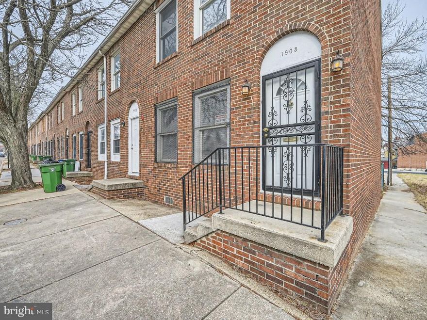 Newly refreshed 3BR/1BA end of row classic Baltimore townhome located on a quiet street in the Upton  neighborhood!  Open the door into a freshly painted interior with a spacious main floor boasting a large living room, spacious dining room and kitchen.  The kitchen boasts plenty of cabinets, new stainless steel appliances, new granite countertops, a deep stainless sink under a window, and a large pass through into the dining room, ideal when hosting family and friends.  On the second floor is a large primary bedroom, two sizable secondary bedrooms, and a new tiled full bath.  From the dining room step outside onto a large wood deck that overlooks the fenced yard with green space and a shade tree.  This home is move-in ready with so much to offer new homeowners and is located within close proximity to shopping, restaurants, and commuter routes.