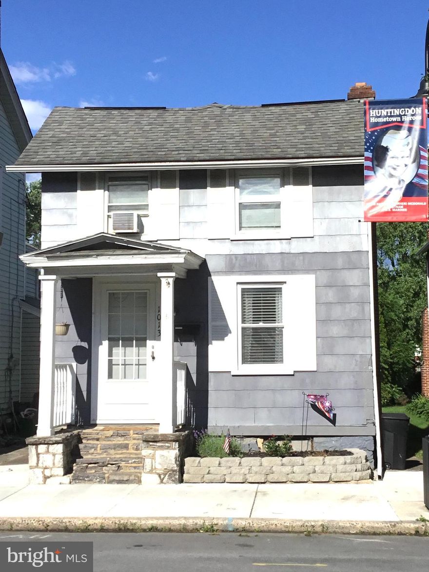 Nestled within the picturesque borough of Huntingdon, Pennsylvania, this charming 2-3 bedroom home exudes warmth and character, inviting you to embrace a lifestyle of comfort and serenity. Conveniently situated not far from the tranquil waters of Lake Raystown, outdoor adventures and leisurely strolls are right at your fingertips.  In addition you will have a front row seat to the seasonal parade route and can watch the fireworks from your back yard deck.
The interior has been freshly painted, enveloping you in a sense of freshness and rejuvenation the moment you enter. With 1st floor laundry facilities, everyday chores become a breeze, allowing you more time to savor the joys of home.
As you venture outside, a multi-level deck awaits, providing the perfect setting for al fresco dining, morning coffees, or simply unwinding amidst the soothing sounds of nature. A portion of the deck is thoughtfully covered, offering shade on sunny days while still allowing you to bask in the beauty of your surroundings.
Privacy and security are assured with the fenced rear yard, creating a safe haven for pets to roam and children to play freely. Whether you're hosting weekend barbecues or enjoying quiet moments of reflection, this tranquil space is sure to become your own personal sanctuary.
Move-in ready, this delightful home beckons you to make it your own. Experience the comfort and convenience in a location that embodies the essence of peaceful living. Welcome home to Huntingdon.
**The garage at the rear of the lot does NOT belong to this property***
  $2000 credit offered for flooring with ACCEPTABLE Offer.