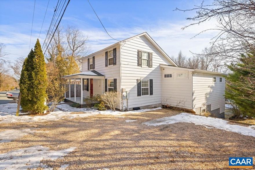 JUST LISTED! Move-in Ready - Modern Farmhouse Style Property. Tastefully updated with covered large back yard overlooking a gorgeous back yard offering the most peaceful setting. The yard is filled with natural light offers large evergreens flanking the sides of the lot for privacy. The interior features tasteful updates, natural light, fireplace, hardwood floors, updated eat-in kitchen with new disposal, granite tile, private country views and french doors leading the incredible outdoor spaces, cozy study, main level bedroom, super private primary located on its own in the 2nd story, double vanities, updated bathrooms. Lower level with den/office/study storage space and easy access to the back yard. Plus this charming home boasts of natural light! New washer 2021, new well pump June 2024. A must see!,Wood Cabinets