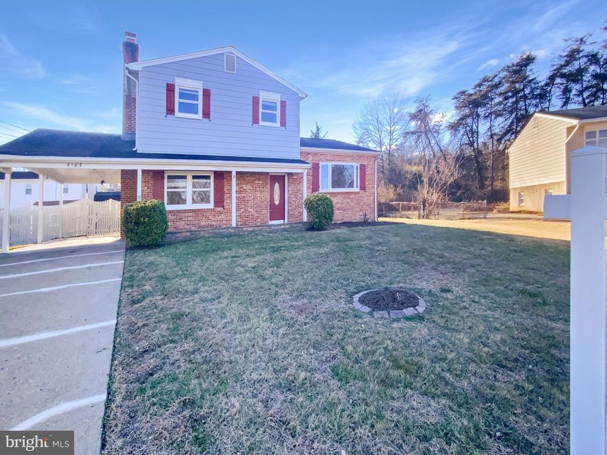 Welcome to 4145 Bassett Ct, a home that exudes charm and comfort. As you enter, you're greeted by a cozy fireplace, perfect for those chilly evenings. The kitchen is a chef's dream, boasting an accent backsplash and all stainless steel appliances for a modern touch. Step outside to a covered patio, ideal for entertaining or simply enjoying a quiet morning coffee. The fenced-in backyard ensures privacy, while a storage shed provides ample space for your outdoor essentials. The home has been recently updated with fresh exterior and interior paint, giving it a clean and bright feel.. Included 100-Day Home Warranty with buyer activation